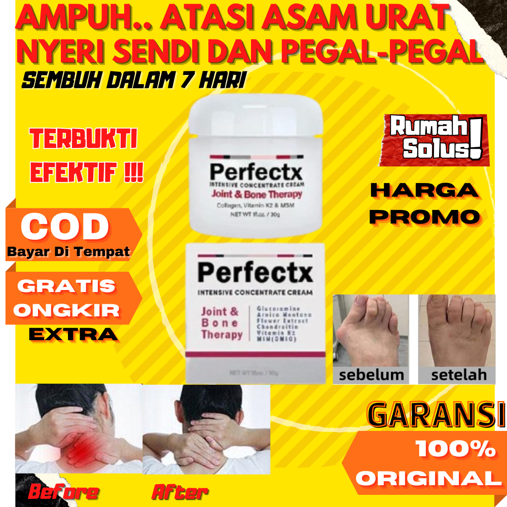 PERFECTX Cream Joint Bone Therapy Intensive Concentrate Krim Pengobatan Asam Urat Terapi Sendi Pered