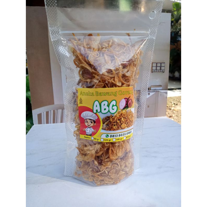

Bawang goreng Premium 60 gram gurih murah tanpa tepung