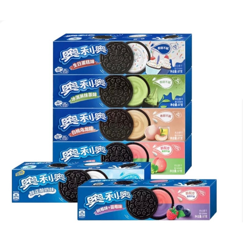 

[READY STOCK] OREO IMPORT MATCHA ICECREAM, GRAPE PEACH, RASPBERRY BLUEBERRY, BIRTHDAY CAKE 97gr