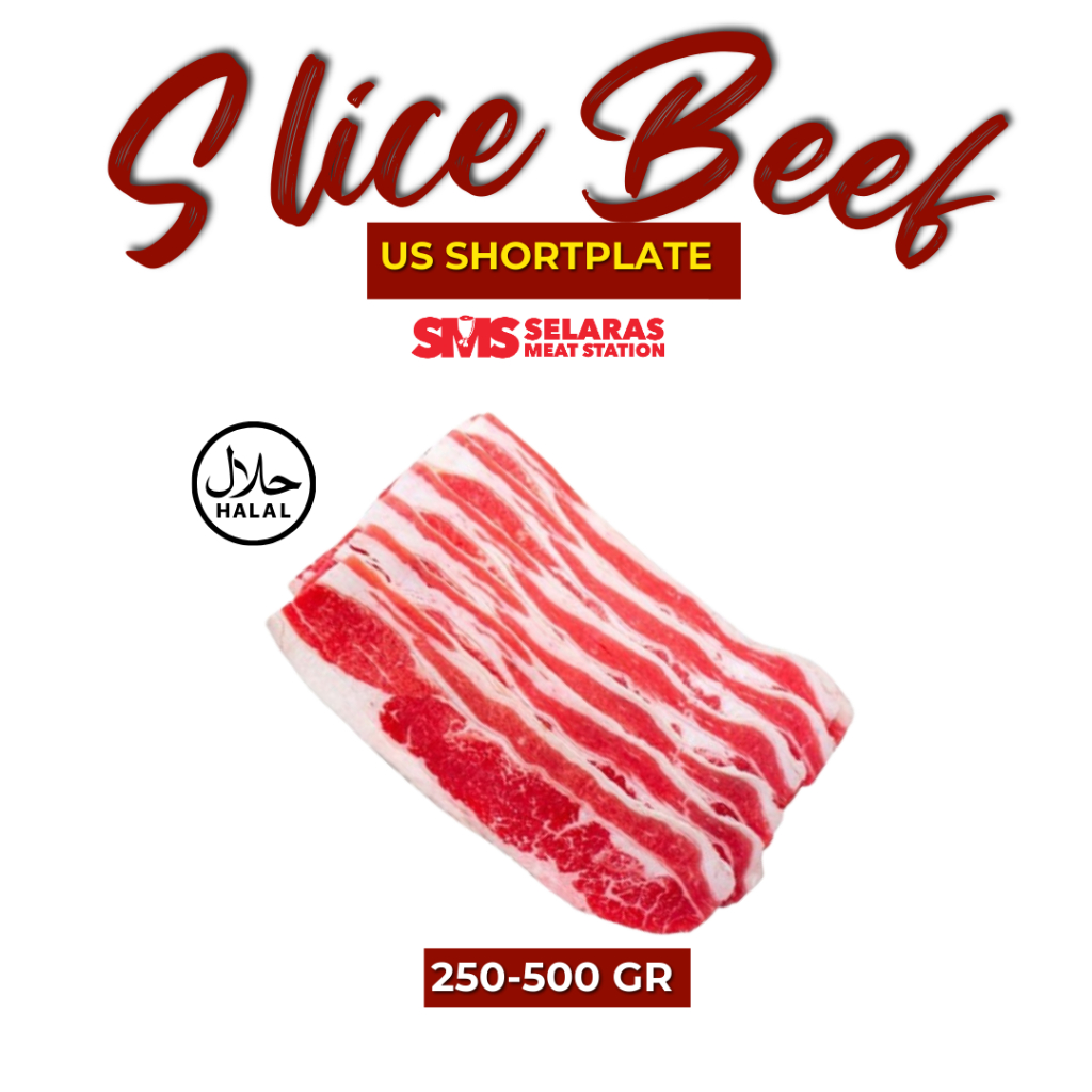 

Beef Slice Yoshinoya Shortplate US 250 gram - 500 gram Frozen Tangerang Selatan