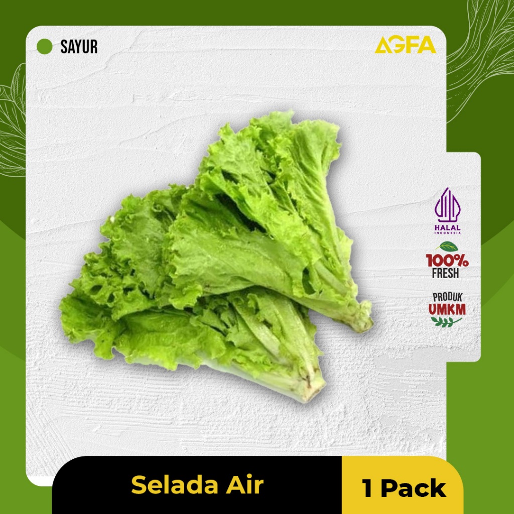 

Selada 100 gram / Selada Hijau Fresh / Selada Air / Jual Sayur Sidoarjo