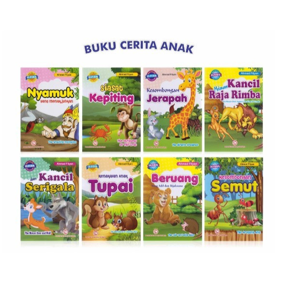 

Buku Cerita Anak Bergambar 2 Bahasa (indonesia inggris) - Buku Dongeng Anak Bilingual Best SELLER