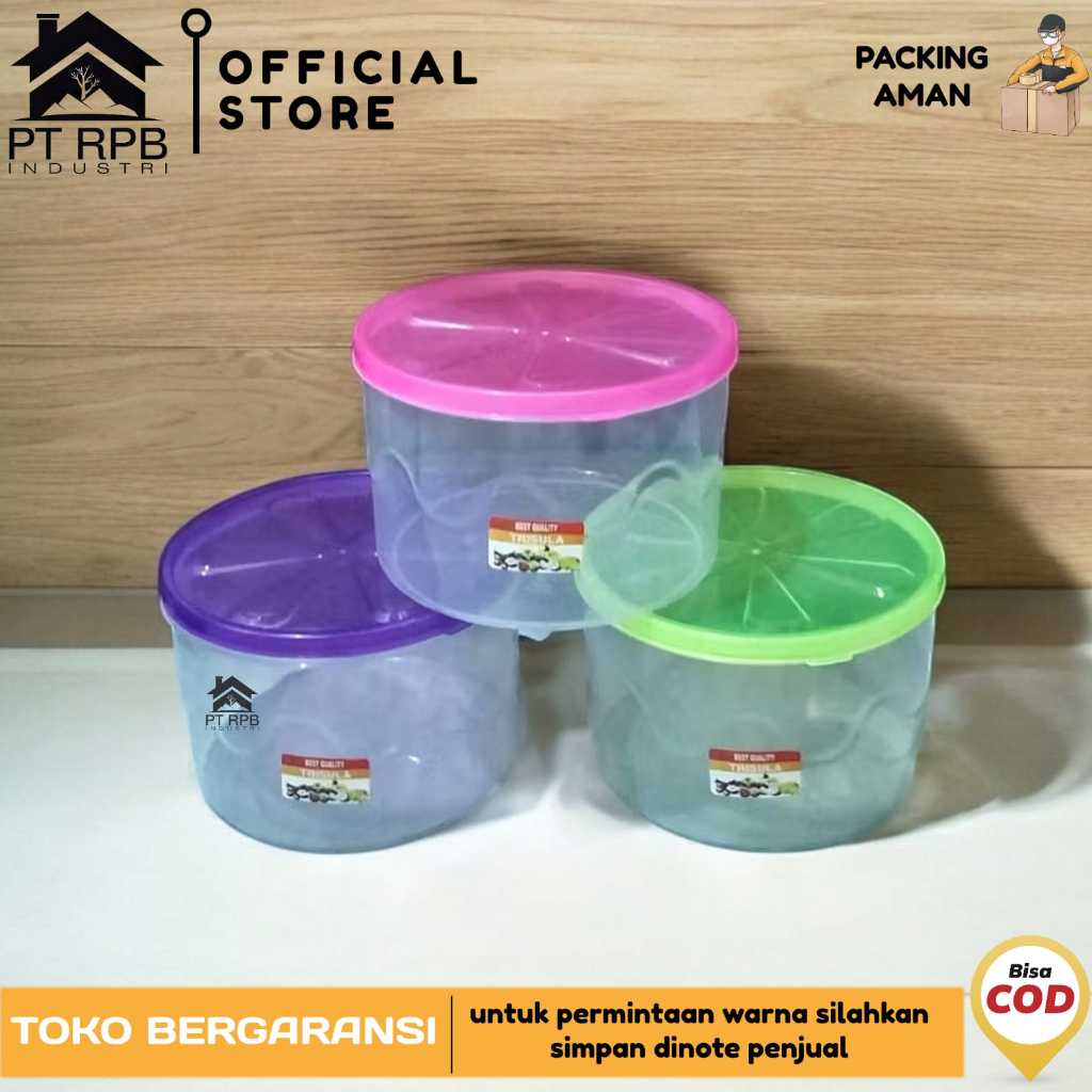 Toples Plastik 1 Liter Kmp / Toples Kue / Toples Permen