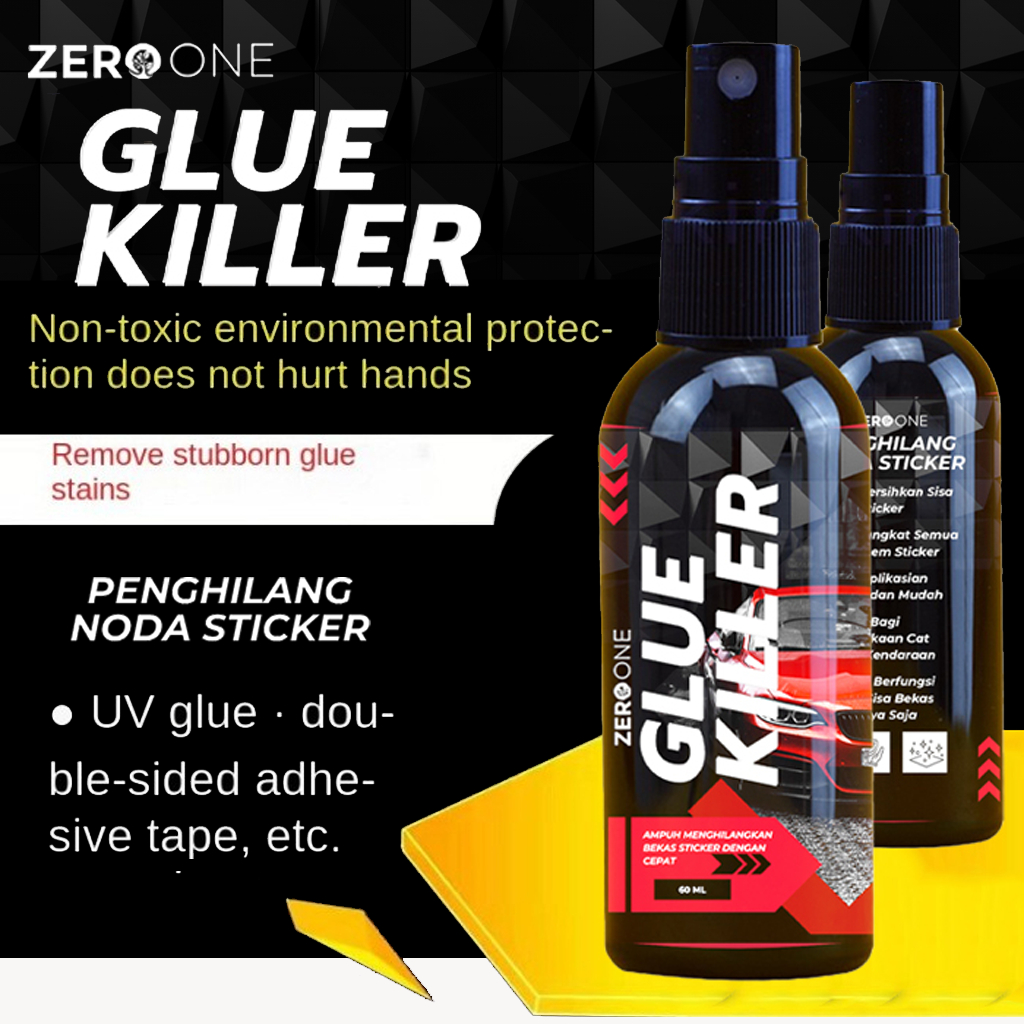 Cairan Pembersih Lem Bekas Sticker Body Motor Mobil Glue Killer Remover Cairan Penghilang Lem LDC HP