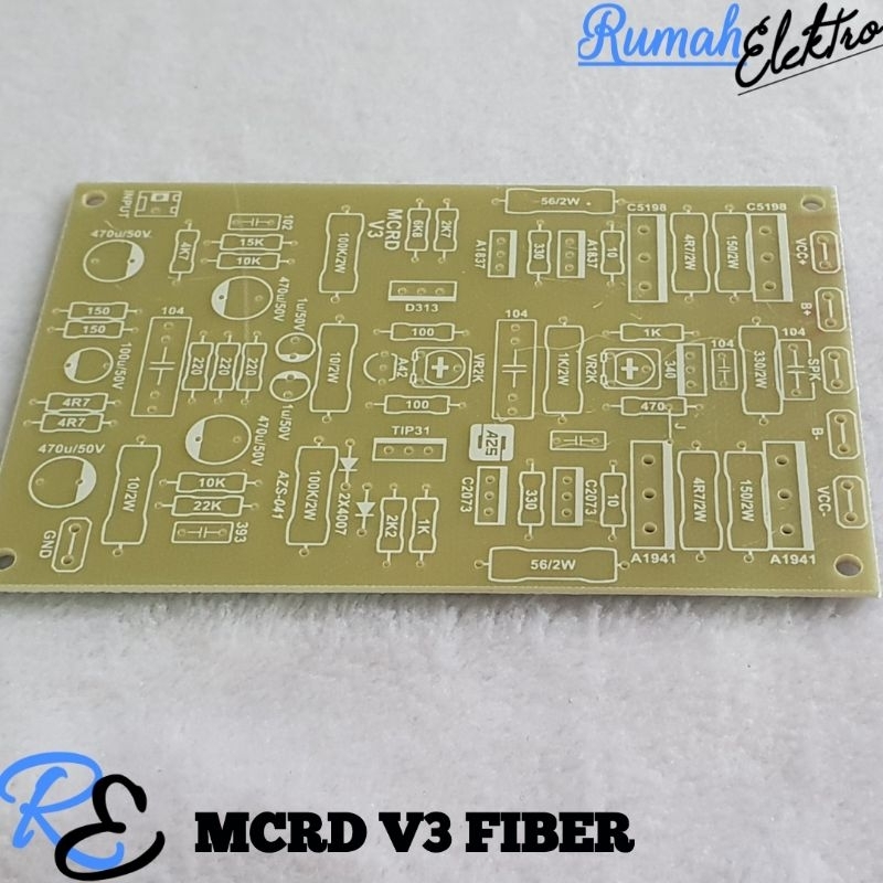 PCB DRIVER PA MCRD V3 FIBER FR4