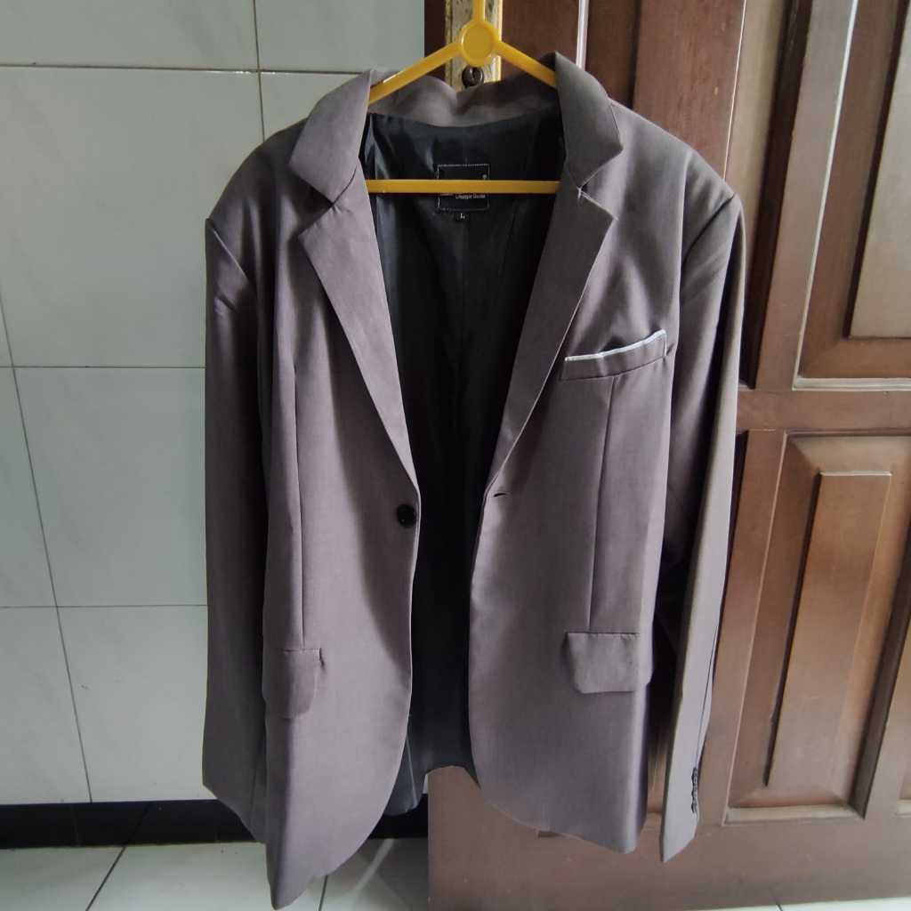[NEW] DFY Blazer Pria Grey / DF&Y Blazer Kerja
