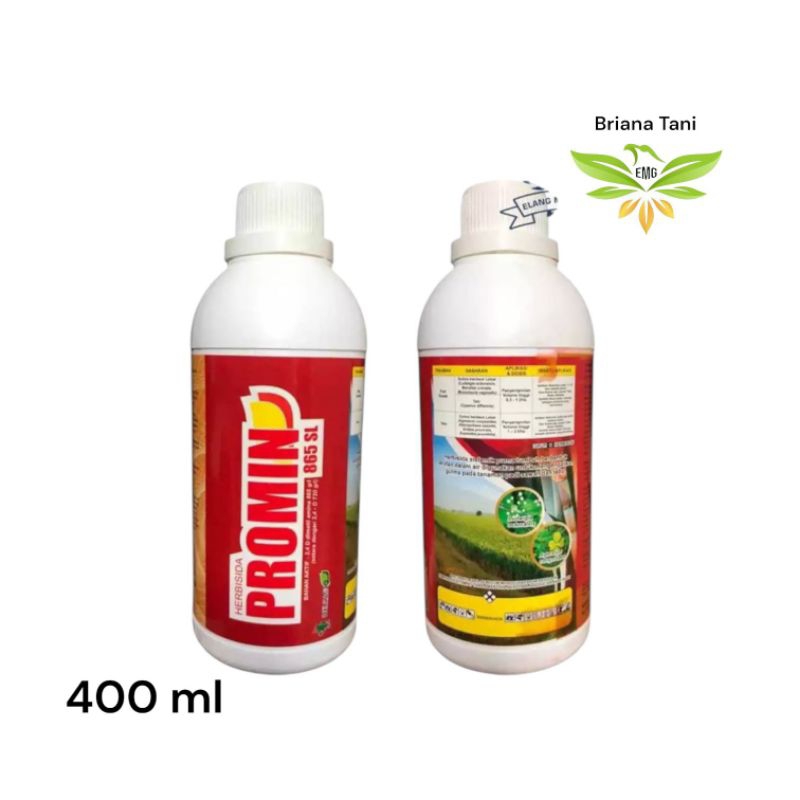 ￼Promin 865SL 400ml Herbisida Sistemik Purna Tumbuh Untuk Mengendalikan Gulma Berdaun lebar
