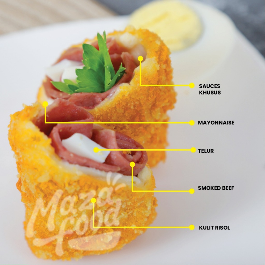 

Risoles Beef Mayo Frozen Jumbo Premium 8 cm x5cm