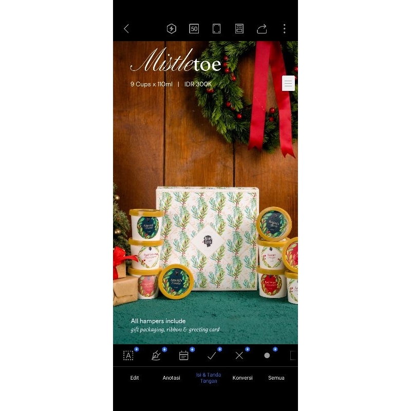 

MISTLETOE (9cups x 110ml) Xmas 2024 edition