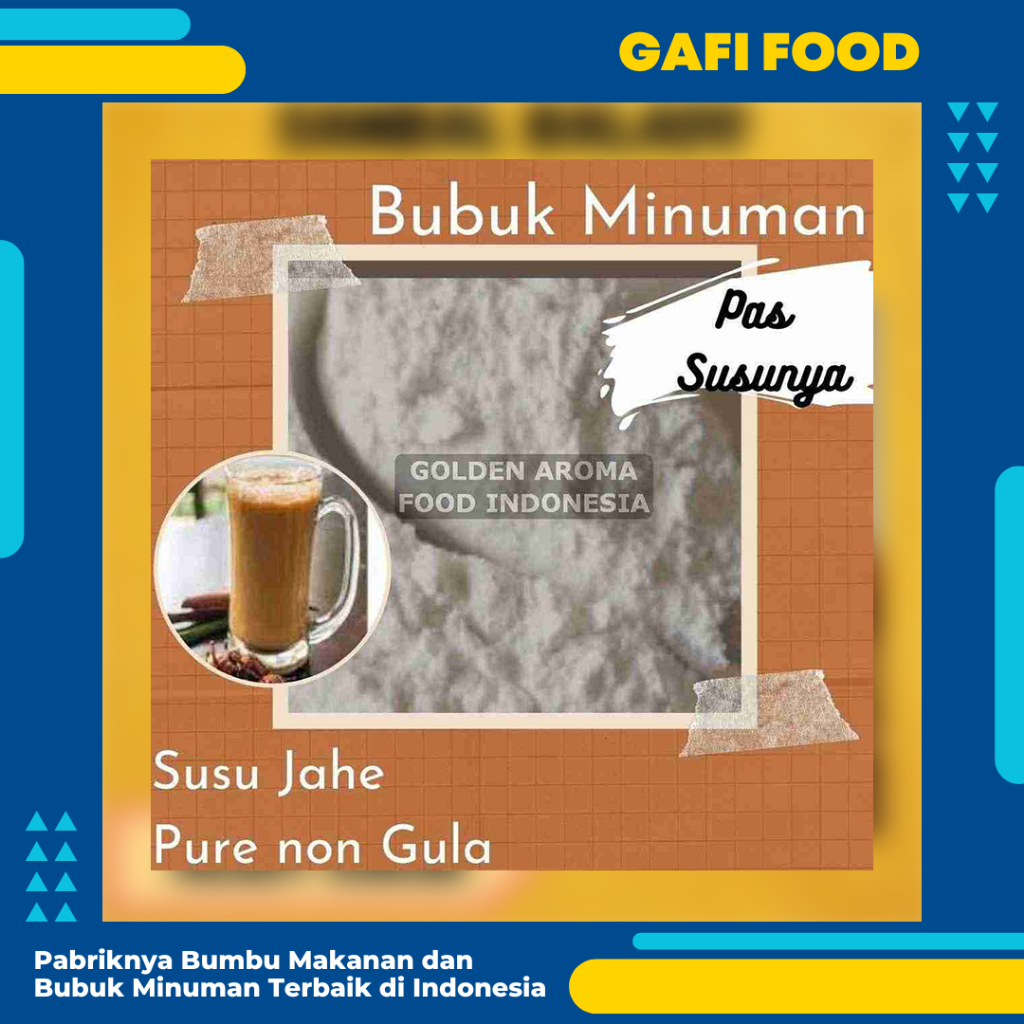 

BUBUK MINUMAN SUSU JAHE 1 KG GAFI MURAH BANDUNG MENYEHATKAN HERBAL ORIGINAL RESELER ECER GROSIR