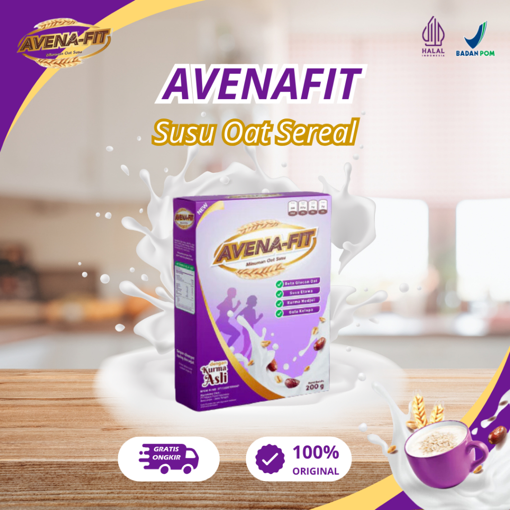 

AVENA FIT SUSU OAT SEREAL UNTUK KESEHATAN JANTUNG ANDA