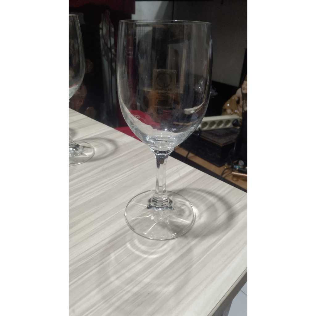 Gelas Wine Kaca Kristal Kuno Jadul Antik