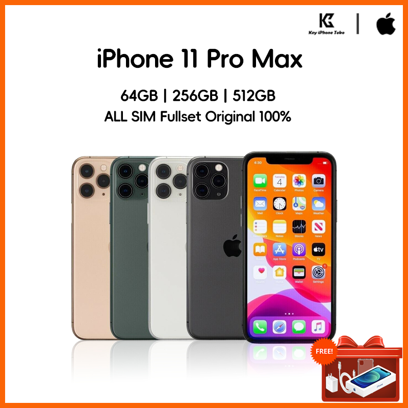 iPhone 11 Pro max64/256GB  bekas Original 100% sceond iPhone/iPhone 11 Pro max 64gb/iPhone 11 Pro ma