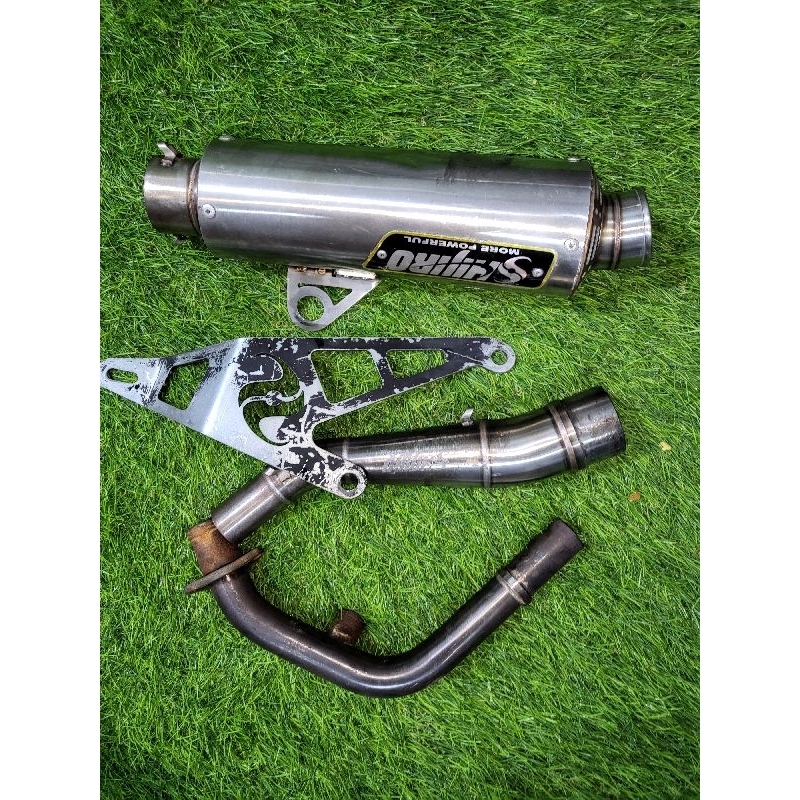 Knalpot Shijiro M3 Inlet 50 Vespa matic