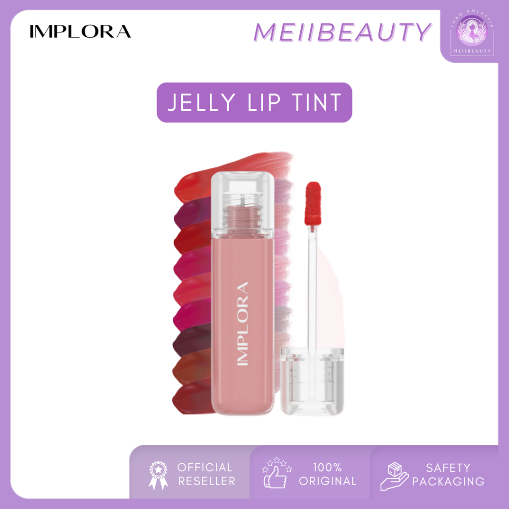Lip Tint Implora Original / Cheek and Lip / perona pipi dan pewarna bibir | Implora Jelly tint