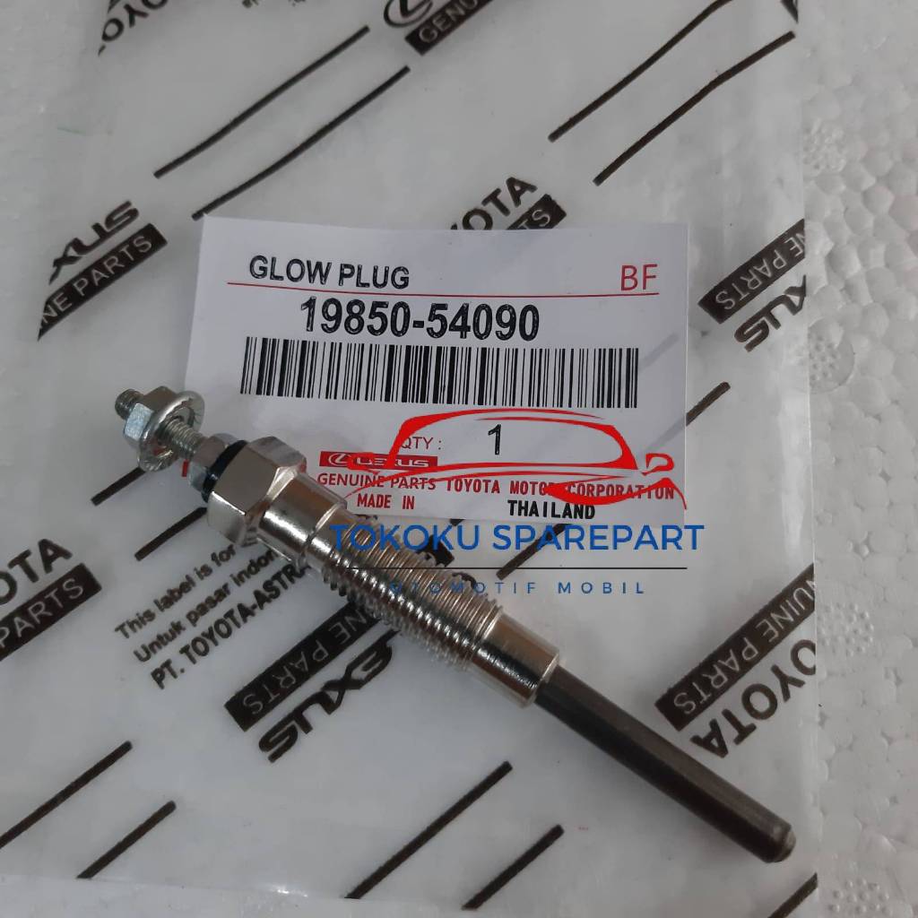 Busi pemanas toyota kijang 7K diesel 2L LF80 11 volt glow plug 19850-54090