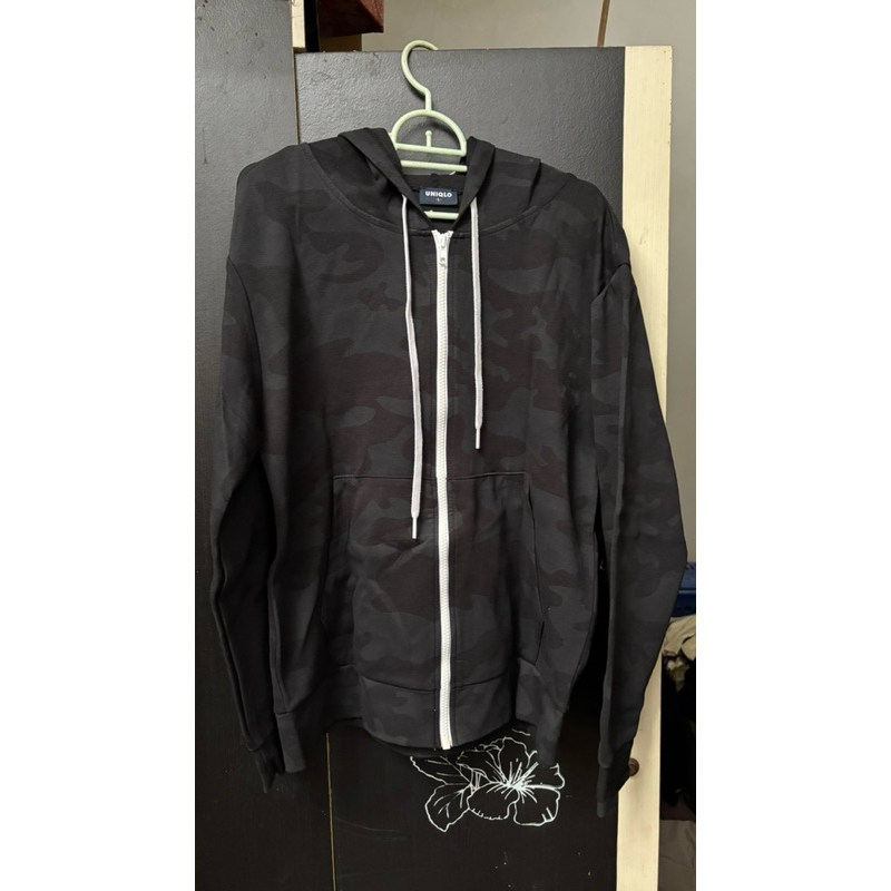 Jaket Hitam motif army