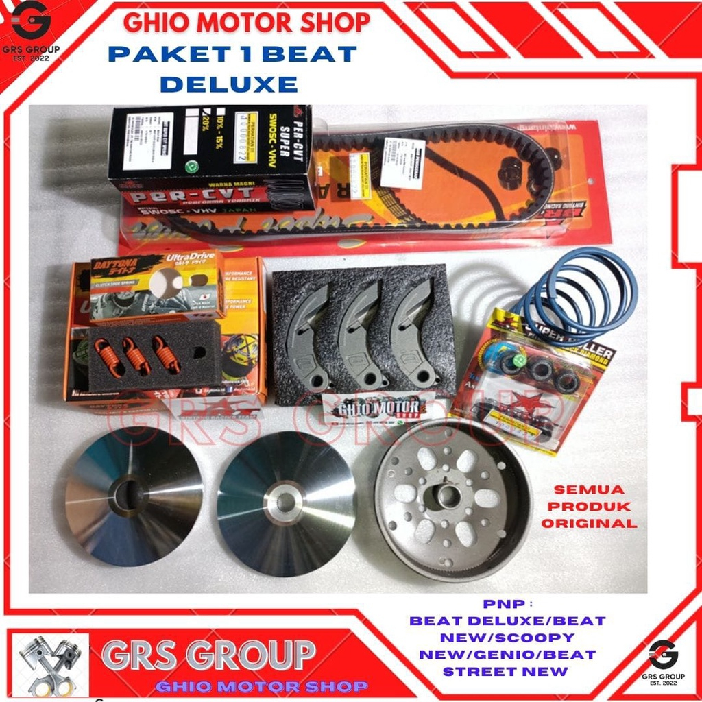 PROMO Paket full kirian Beat deluxe upgrade cvt Beaat New Scoopy New prestige Beat street New/Rumah 