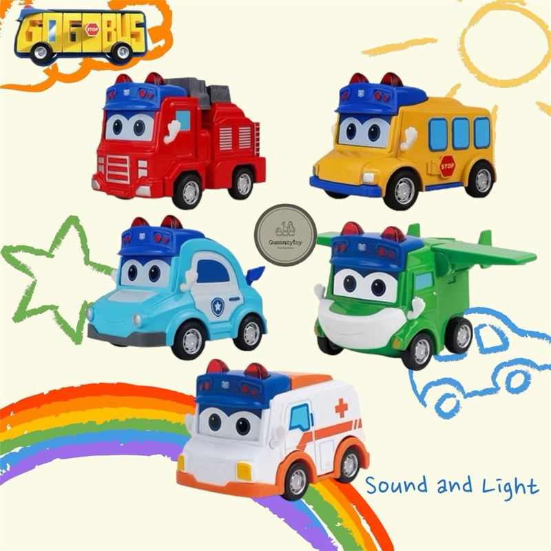 Apolo Gogo bus Mini Die-cast Vehicle / Mainan Mobil-Mobilan Anak