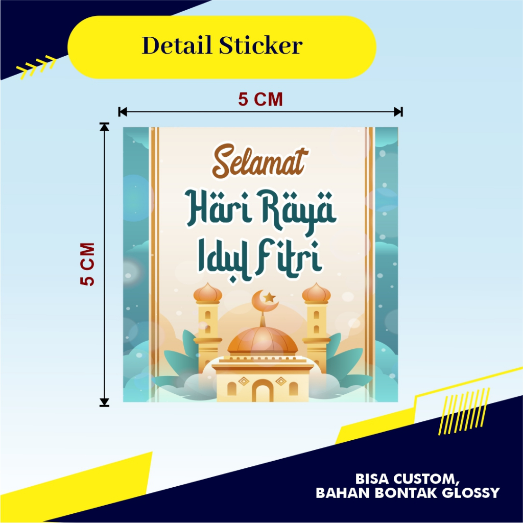 

STIKER KOTAK TEMA IDUL FITRI/ STIKER BOX/STIKER TOPLES/STIKER SERBAGUNA