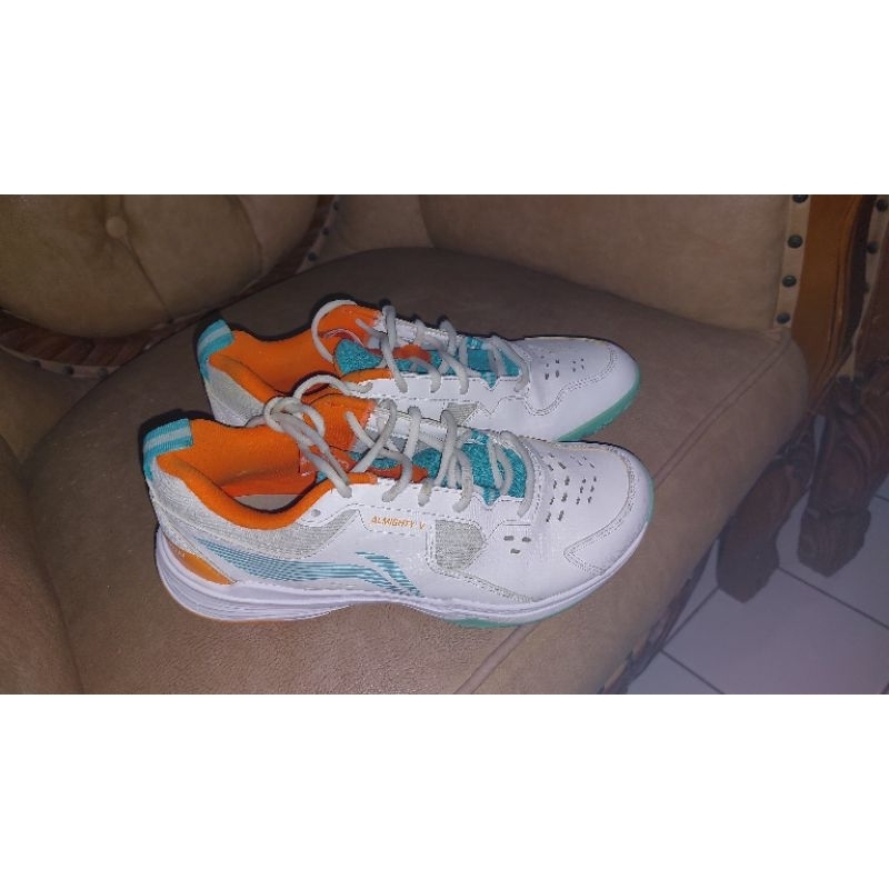 Sepatu Badminton Li Ning Almighty V AYTT 001-2 Ori (Second)