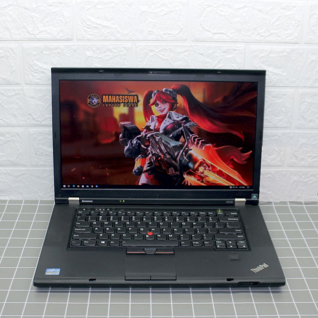 Laptop Desain Render Gaming Lenovo RAM 32 Thinkpad W530 Core i7 Nvidia Quadro SSD 512 GB Layar jerni