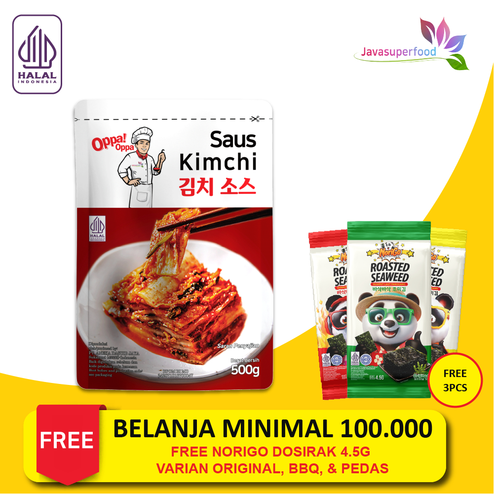 

[OPPA-OPPA] Saus Instan Saus Kimchi Korea 500g/ Sauce Kimchi Korea Saus HALAL