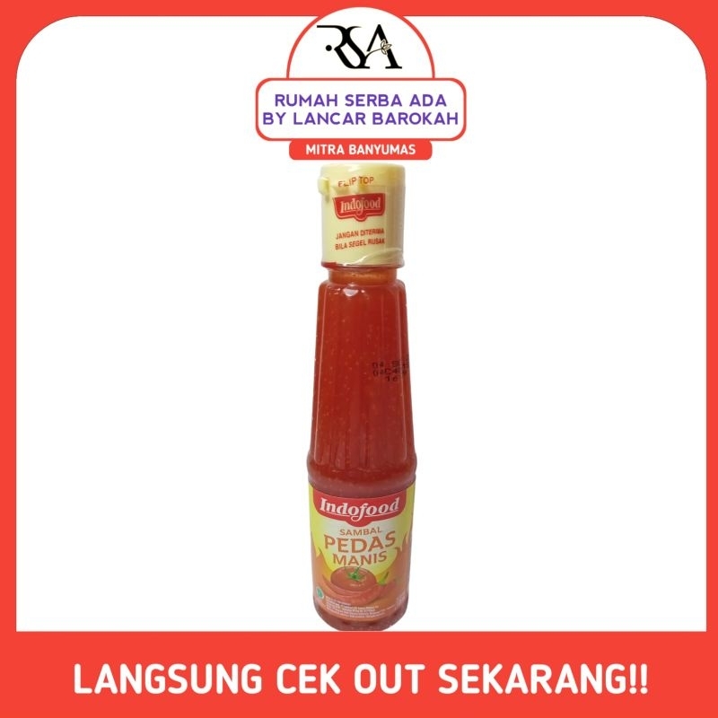 Indofood saos tomat saos pedas manis saos extra pedas 135 ml