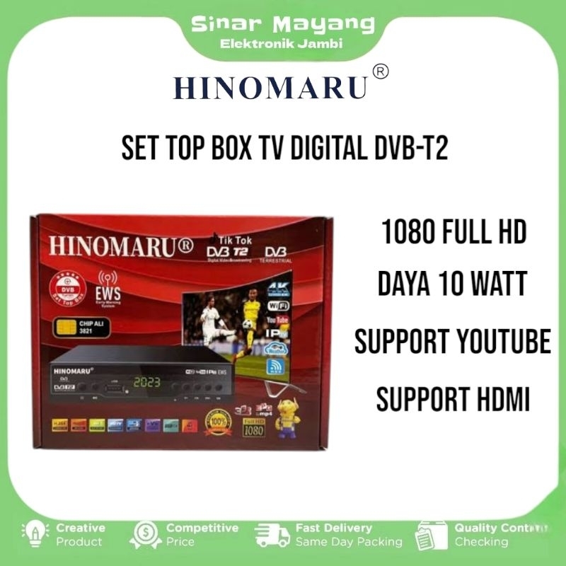 Set Top Box HINOMARU DVB-T2/ STB HINOMARU - STB Murah & Berkualitas