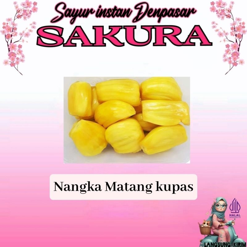 

Buah Nangka Matang kupas 150gr-200g