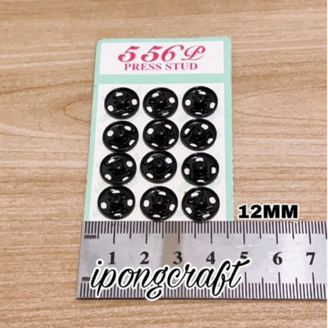 Kancing Ceplis 12mm/ Kancing cepret /Kancing Jepret