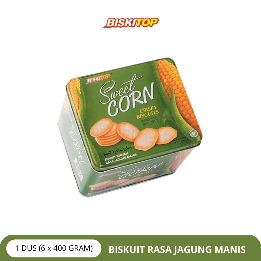 

BISKITOP - Biskuit Rasa Jagung Manis - 6 x 400 GRAM