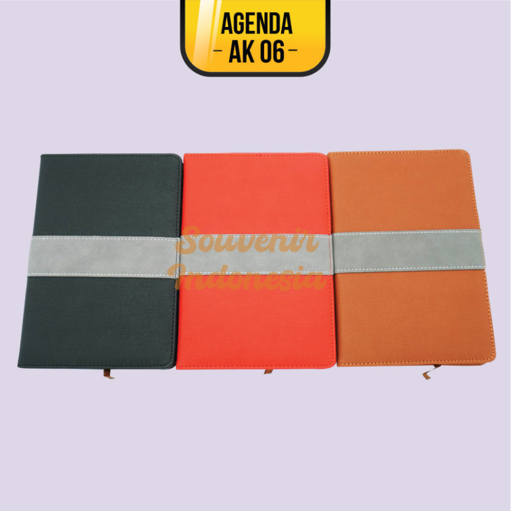 

Agenda Notebook Memo Planner - Elegan & Fungsional Custom Logo/Nama AK 06