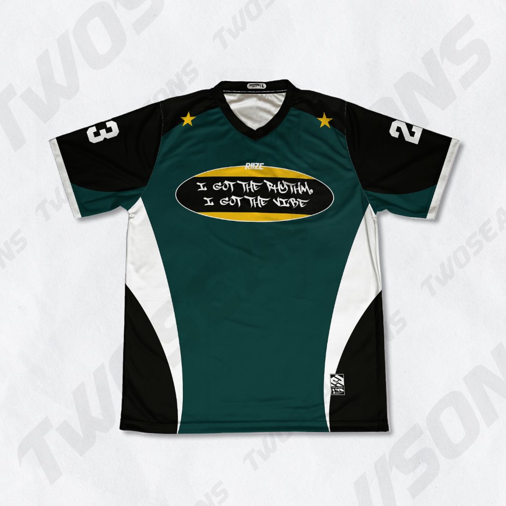 Baju Kaos Jersey Vintage Riize I got the rhytm vibe Fanmade Kpop Edition Custom Full Printing