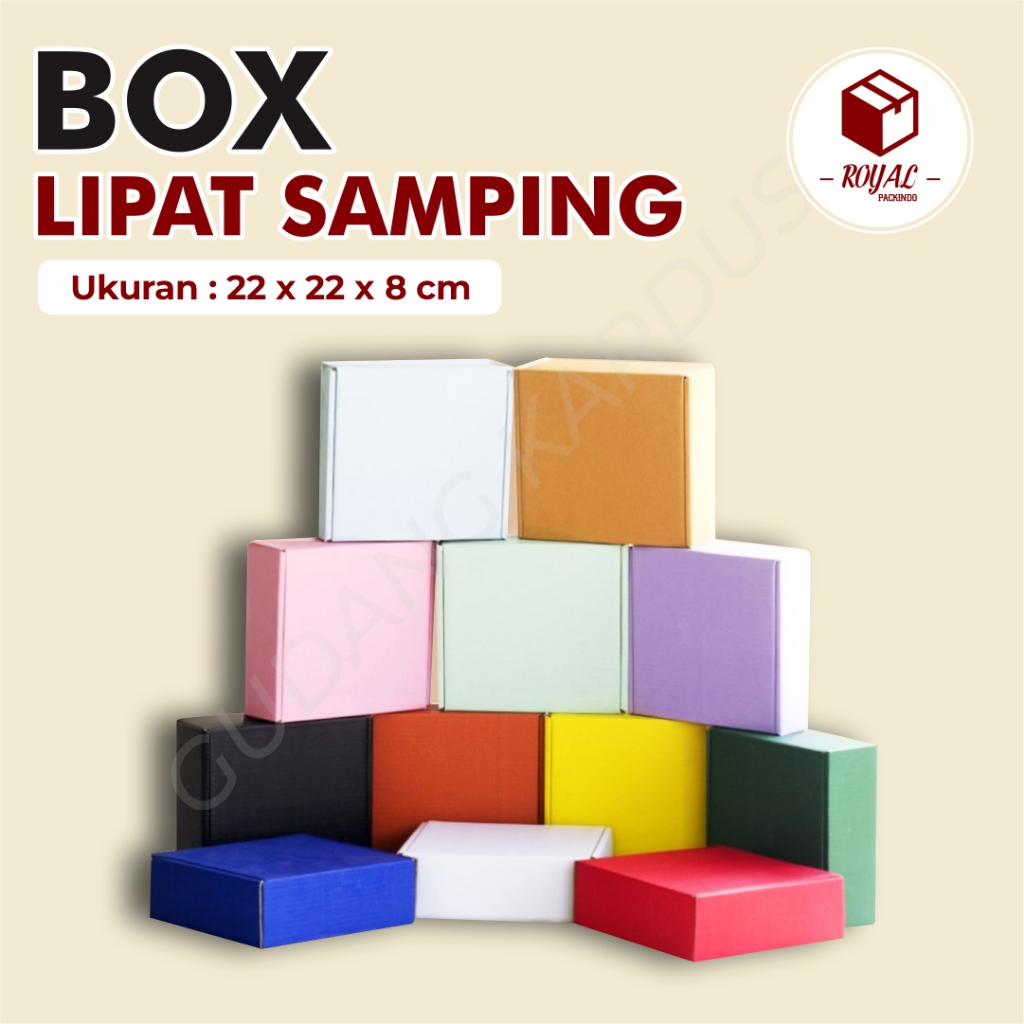 

KARDUS BOX HAMPERS 22 x 22 x 8 DC LS/ Box Hampers/GiftBox/KotakKadoPolos/CustomBox