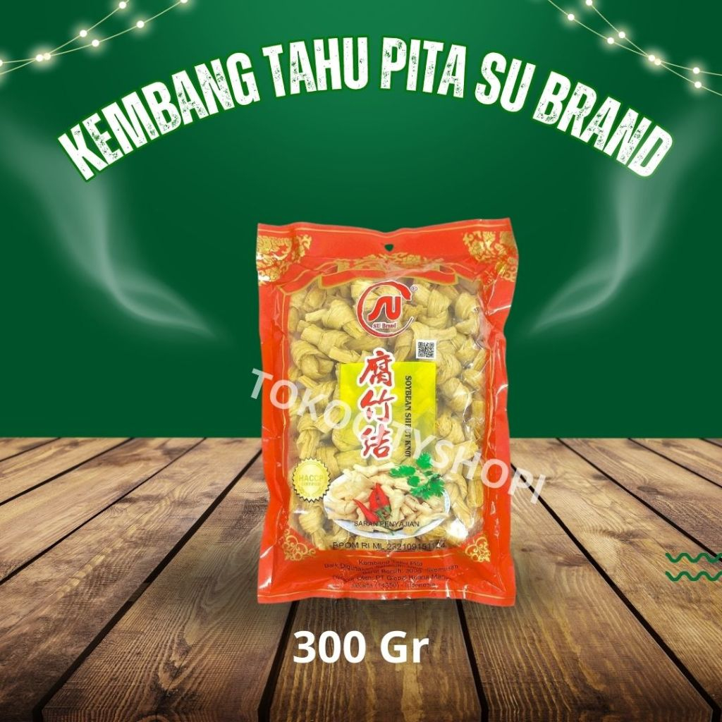 

Kembang Tahu Pita SU Brand 300gr / SoyBean Sheet Knot