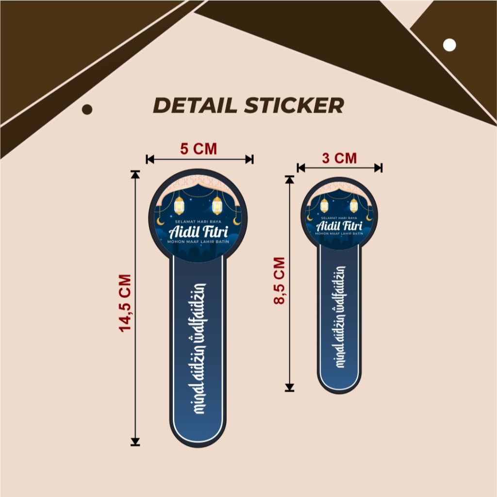 

STIKER PITA TEMA IDUL FITRI/ STIKER BOX/STIKER TOPLES/STIKER SERBAGUNA/CUSTOM STIKER
