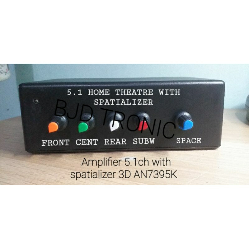 5.1ch Home theatre amplifier with Spatializer 3D, IC-AN7395K