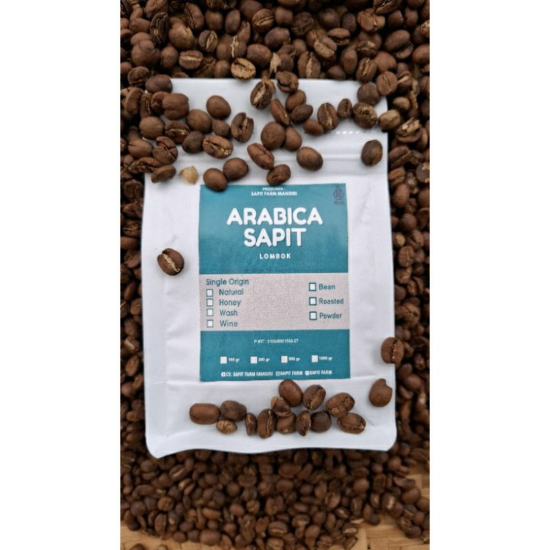 

Arabica Coffee Premium Lombok - single origin Kopi Roasted 250gr