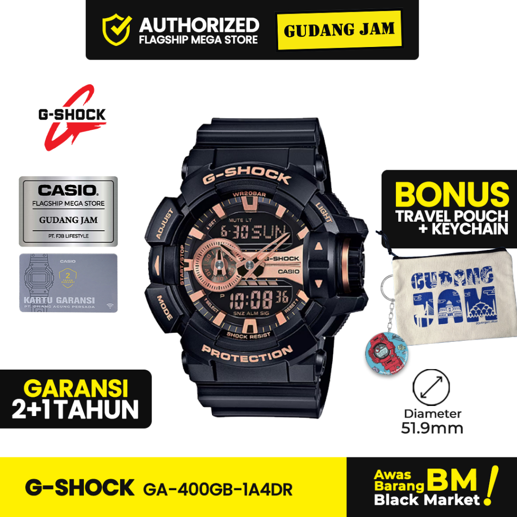 Jam Tangan G-Shock GA-400GB-1A4DR GA-400GB GA-400 GA400GB GA 400GB