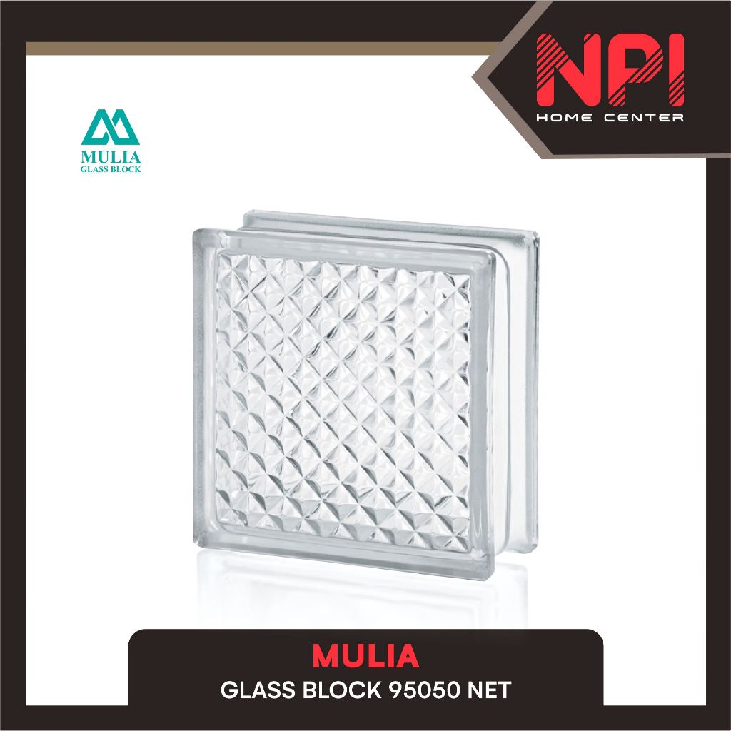 Mulia - Glass Block / Gelas Blok Net 95050