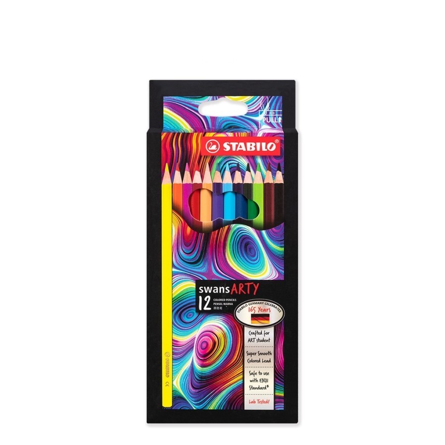 

Stabilo Swans Arty 12 Colored Pensil Warna 12 Warna