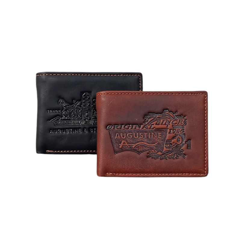 Dompet Mini Pria Dompet Kulit Asli Lipat Dua Kecil Tipis Dompet Pria Kulit Sapi