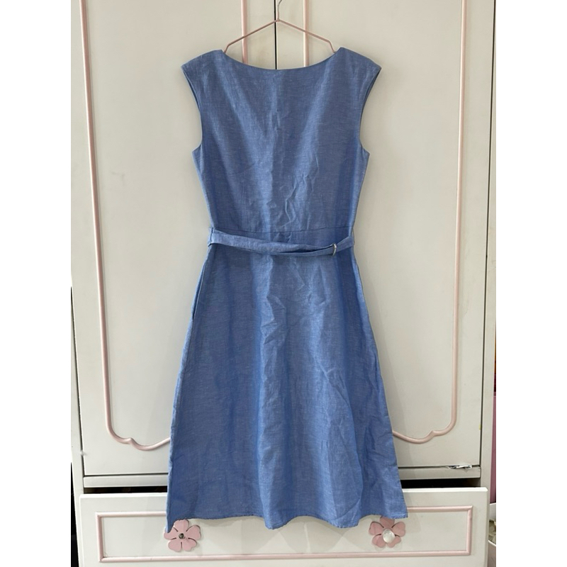 Preloved Uniqlo Denim Dress || Baju Jeans Wanita Second