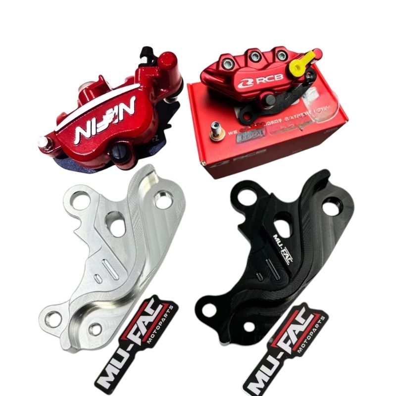 breket kaliper nisin samurai cnc mio sporty disc 220mm 260mm breket bracket mio sporty disc 220mm 26