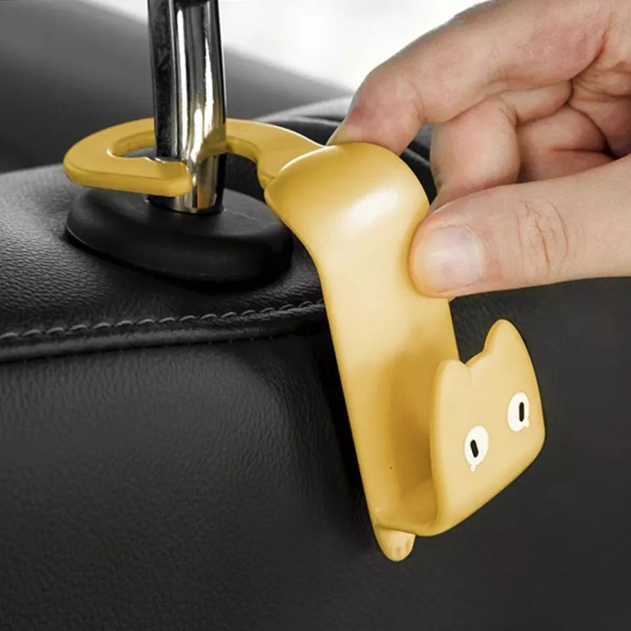 Gantungan Jok Mobil Universal Karakter Hook Hanger Car Holder HD007