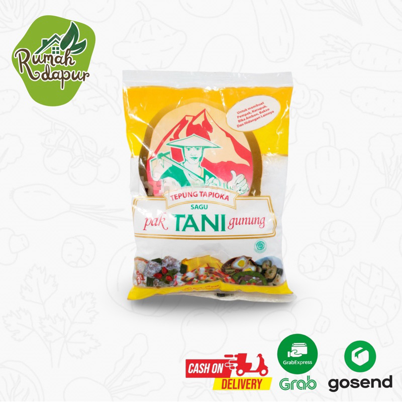 

Tepung Tapioka Cap Pak Tani 500 Gram