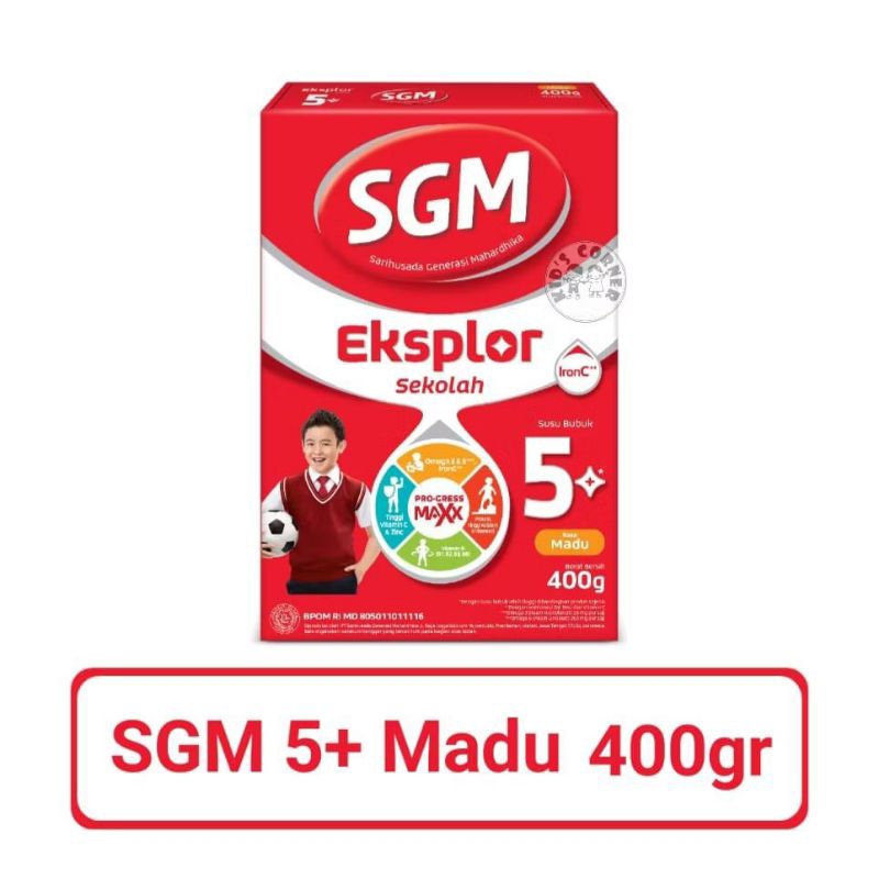 

SGM Madu Eksplor Belajar Susu 3+ dan 5+ 400gr Eksplor Sekolah Madu