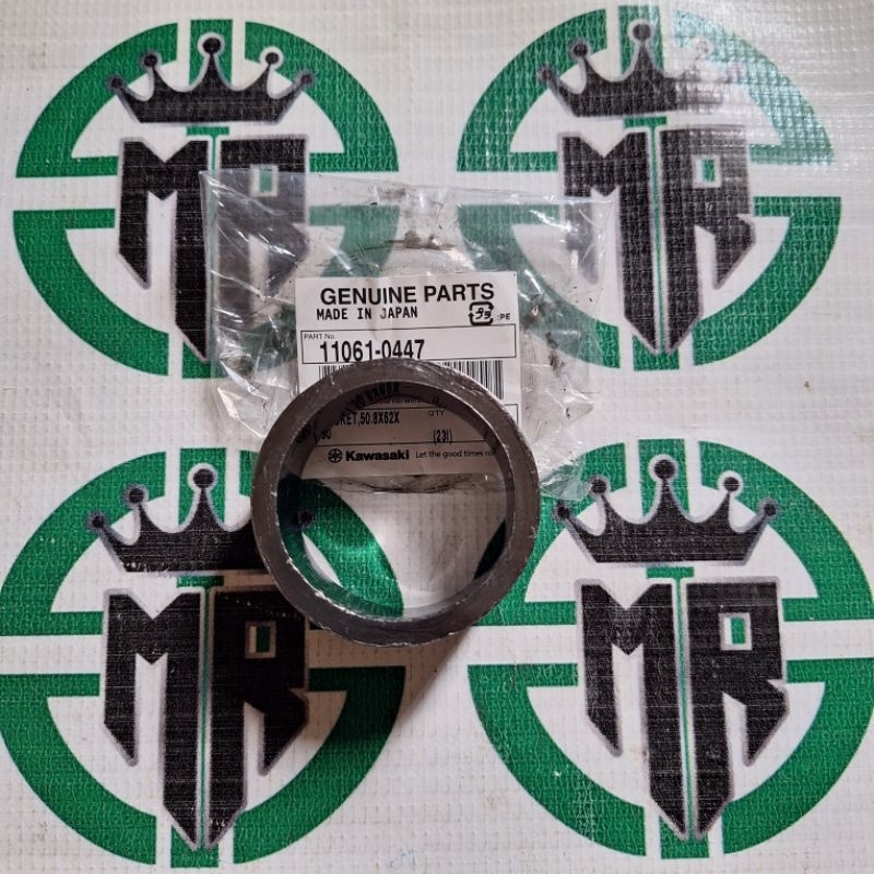 paking peking gasket perpak sambungan silencer knalpot kenalpot kawasaki zx25 r rr zx25r zx25rr zx4r