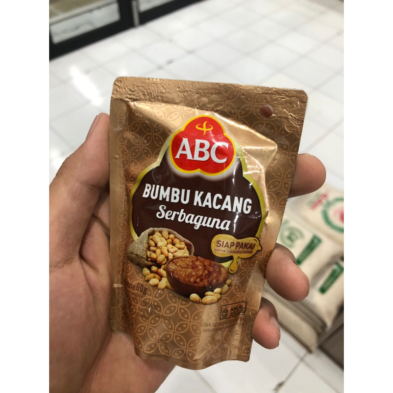 

Abc bumbu kacang serbaguna 60gr